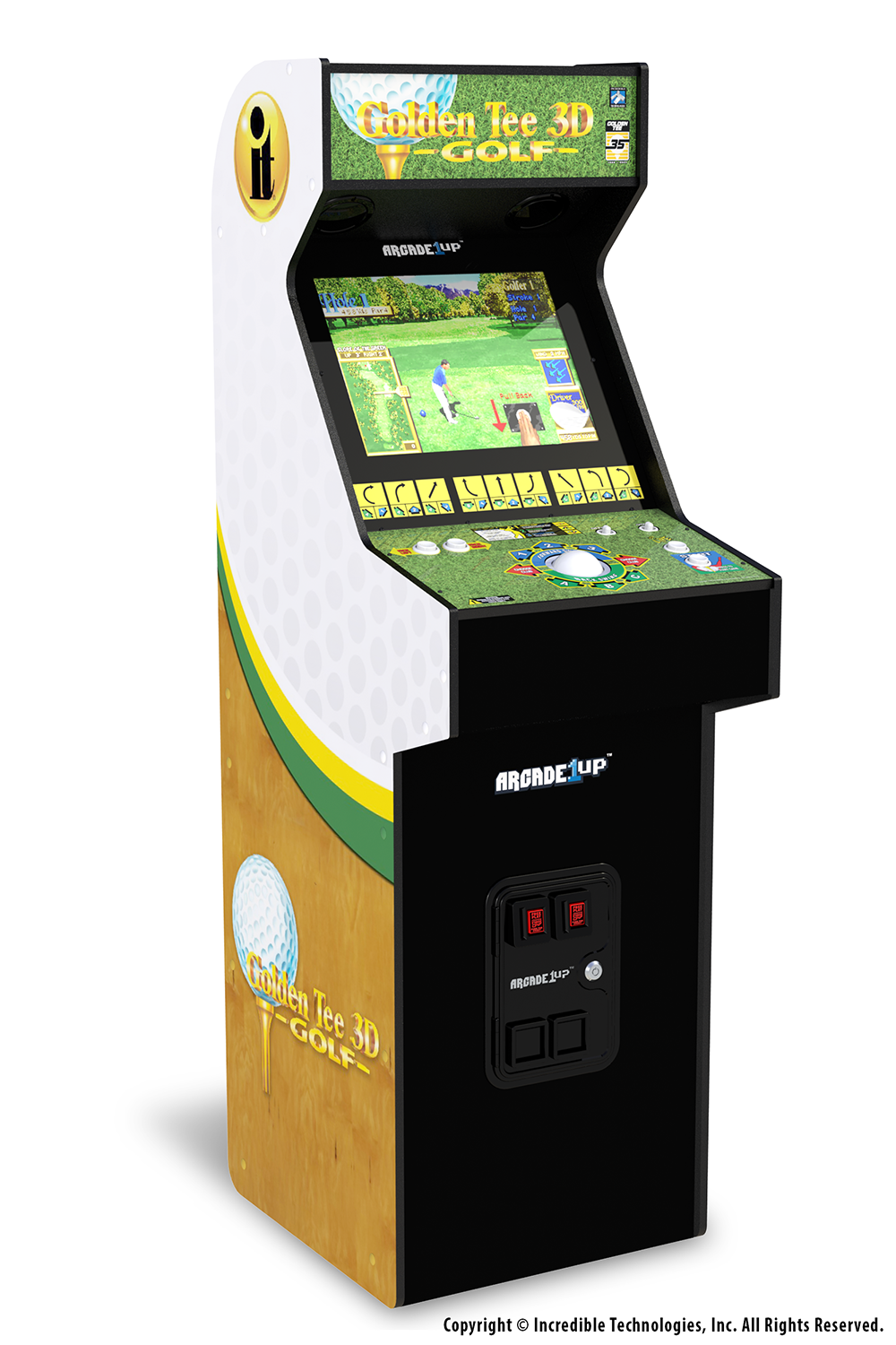 Golden Tee 3D 35th Anniversary Arcade Machine