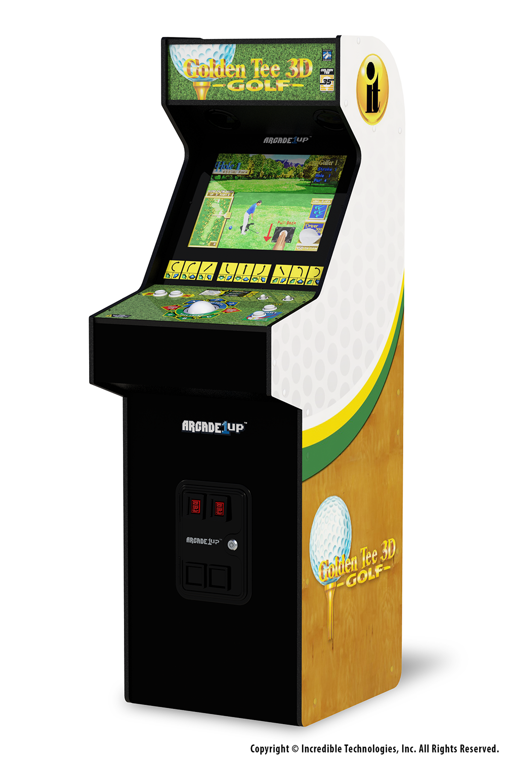 Golden Tee 3D 35th Anniversary Arcade Machine