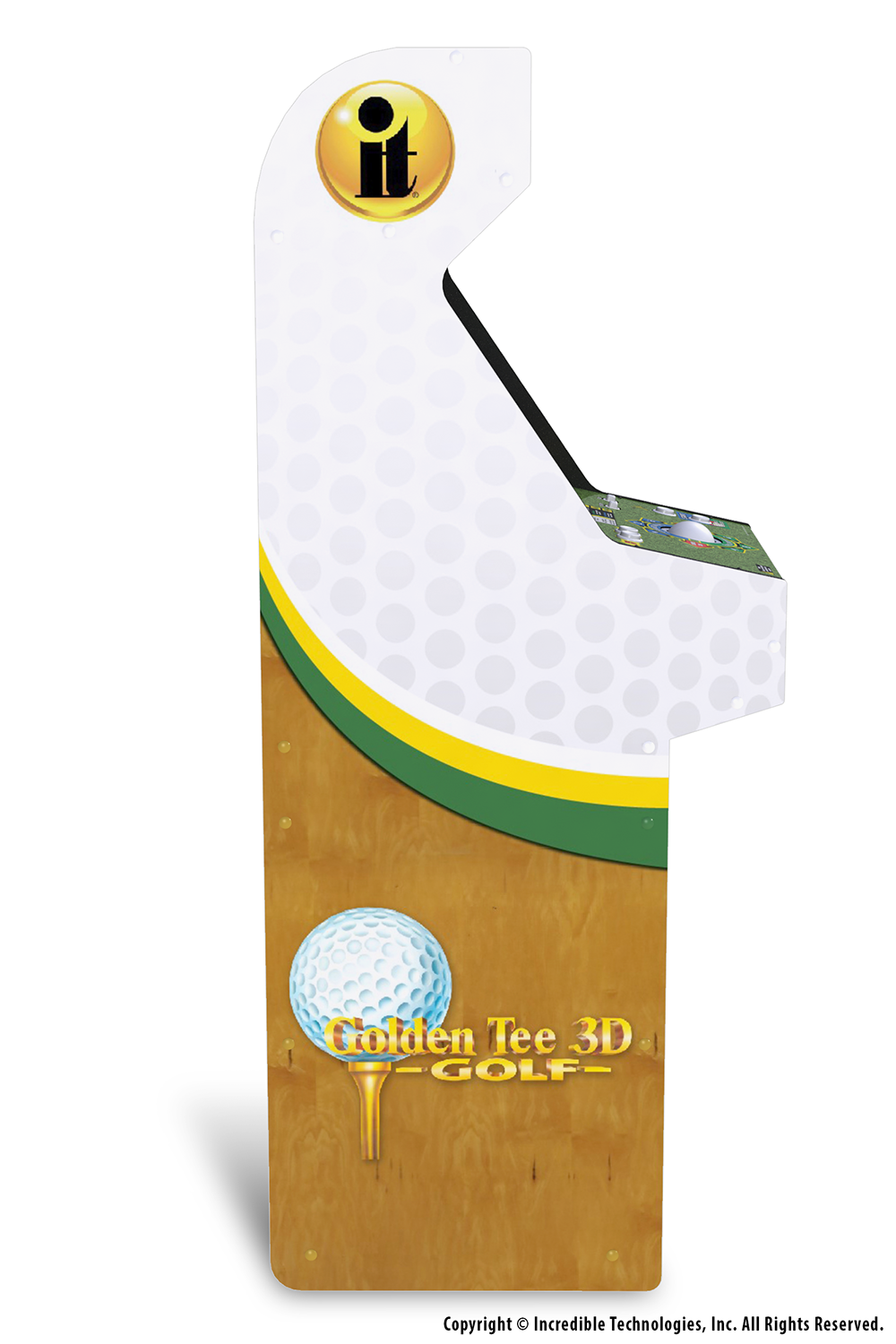 Golden Tee 3D 35th Anniversary Arcade Machine
