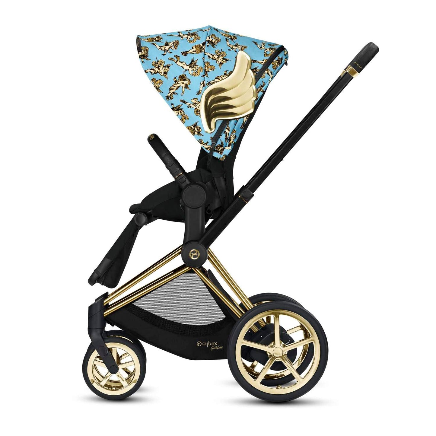 Cybex ePriam Cherub Blue + GRATIS Bauchtrage