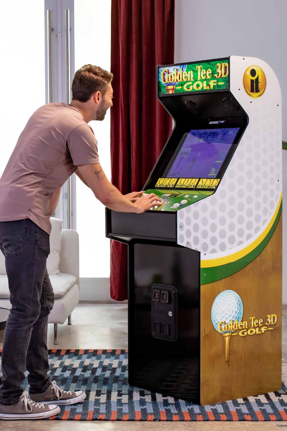 Golden Tee 3D 35th Anniversary Arcade Machine