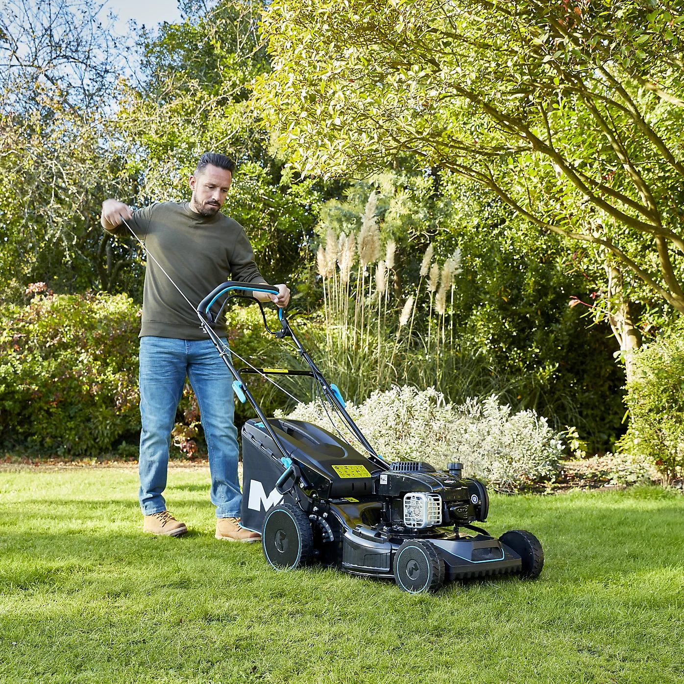 Mac Allister MLMP550SP46-M&S 140cc Petrol Rotary 46cm Lawnmower