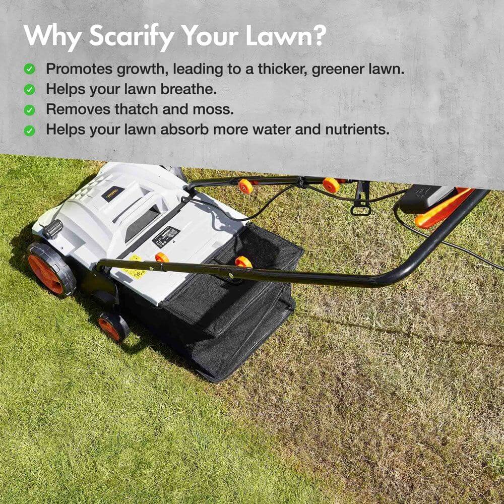 VonHaus 2-in-1 Scarifier & Aerator 1500W