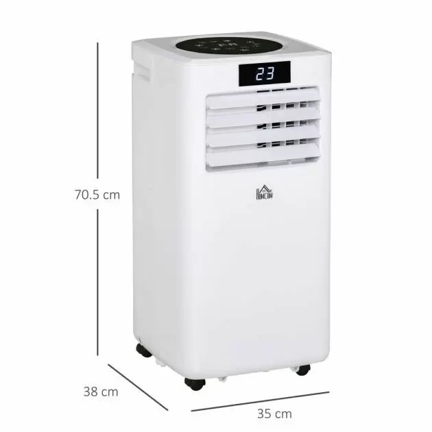 HOMCOM Air Conditioner Portable AC Unit 7000 BTU with Remote for Bedroom
