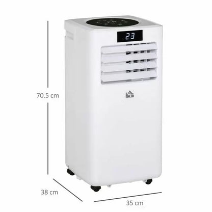 HOMCOM Air Conditioner Portable AC Unit 7000 BTU with Remote for Bedroom