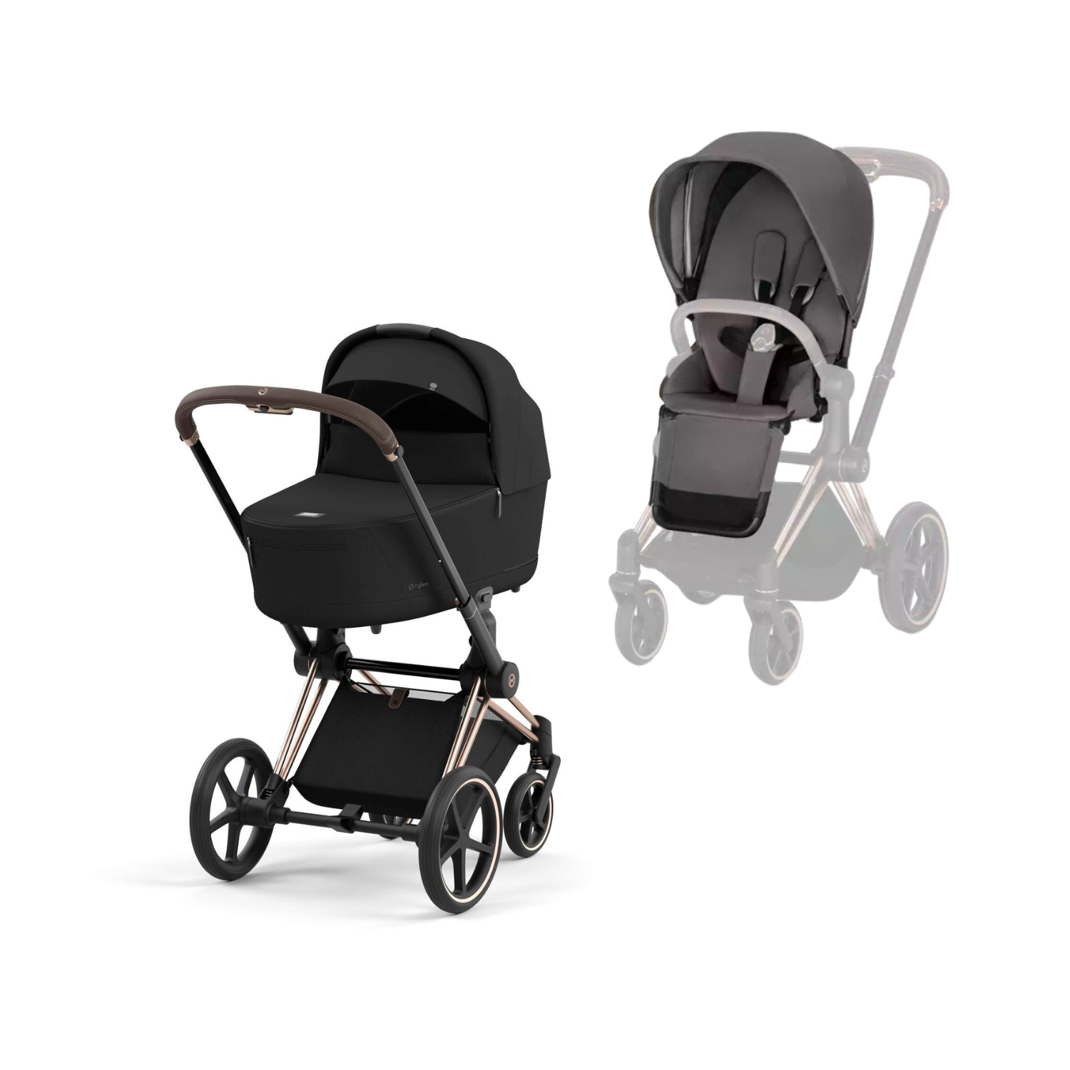 Cybex Priam 3.5 in Rosegold Kombikinderwagen 2 in 1