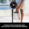 Shark FlexBreeze Pro Mist Indoor & Outdoor Fan & Outdoor Misting System FA300UK