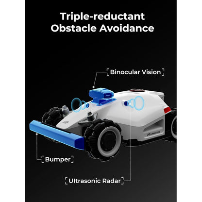 Mammotion LUBA 2 AWD 3000 Robotic Lawnmower RTK Guided