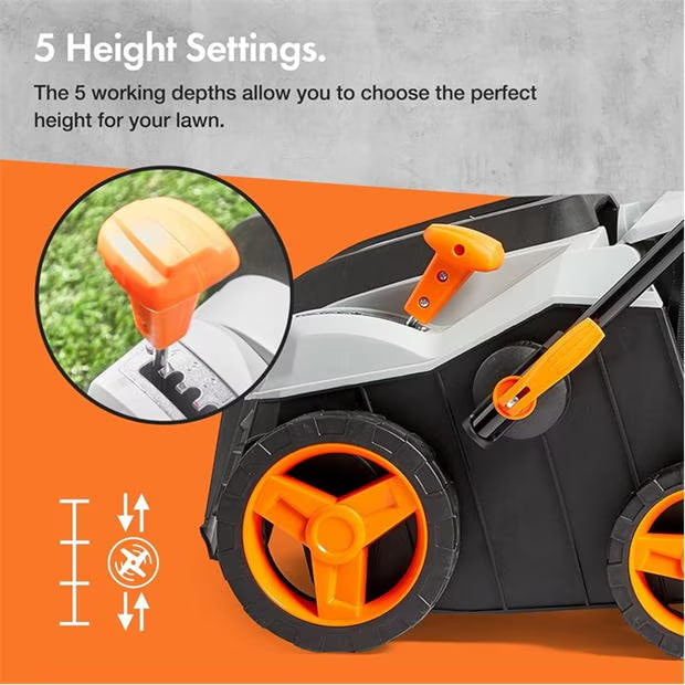 VonHaus 1800W 2 In 1 40Cm Scarifier / Aerator
