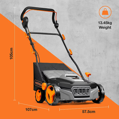 VonHaus Artificial Grass Brush 1800W, Electric Artificial Grass/Lawn Sweeper Cleaner Machine